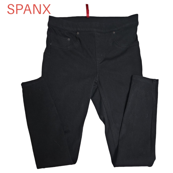 SPANX Jean-ish Ankle Leggings Black - Picture 3 of 9